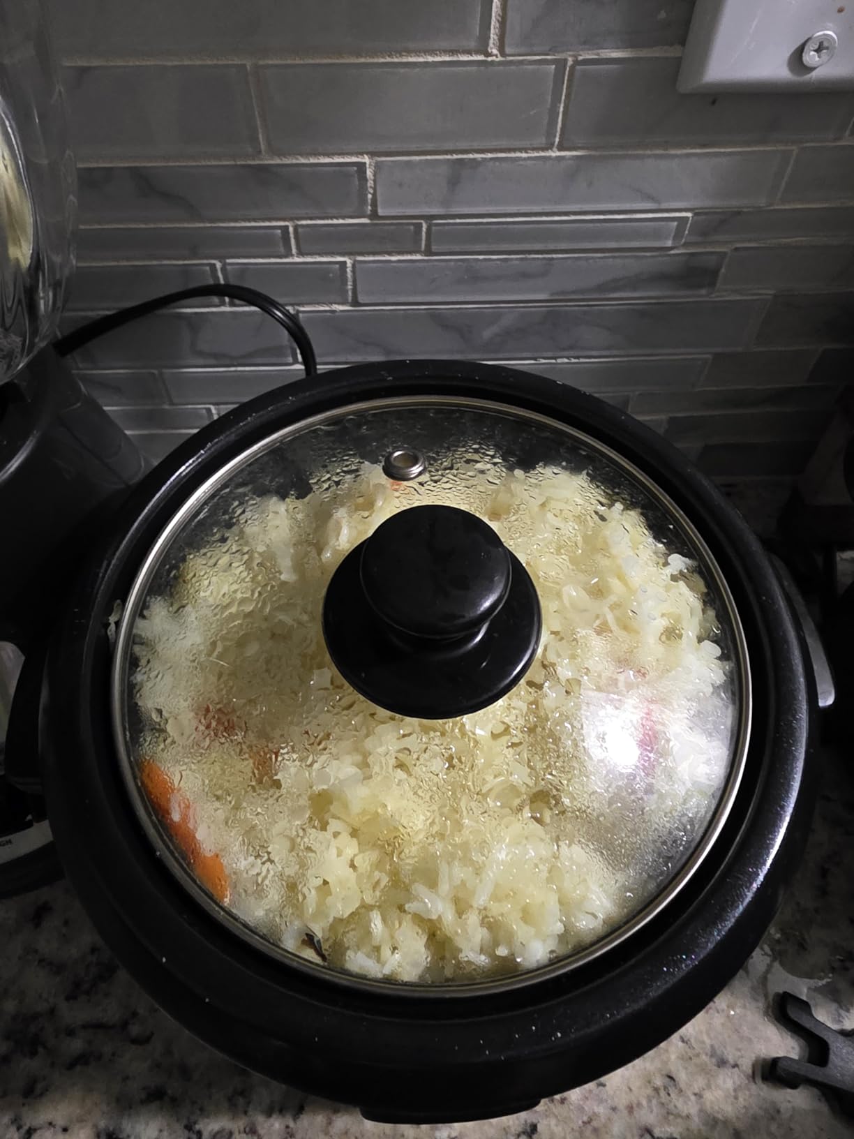 Rice Cooker, 6 Cup Cooked (3 Cup Uncooked), Electric Rice Maker, Compact Size for Family Meals & Sides, Automatic Keep Warm, Nonstick Inner Pot, Black customer photo 2