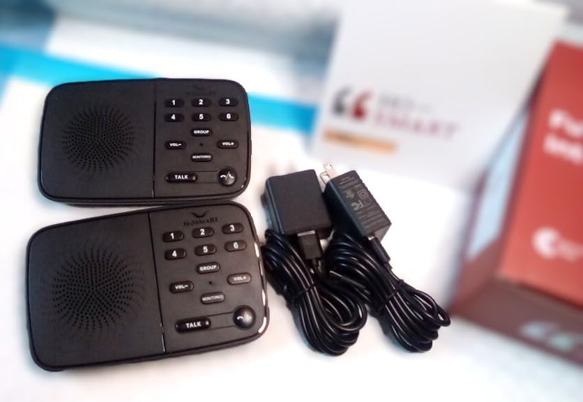 Hosmart UltraSpeak Pro Intercoms Wireless for Home, 2025 Two-Way Real-time Intercom Full Duplex Intercom System for Home Use, House Intercom System for Business with 1300 Feet Range (2 Packs) customer photo 2
