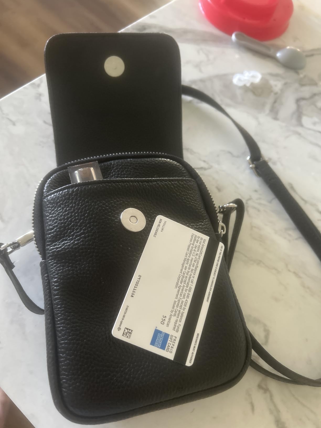 Genuine Leather Crossbody Bags for Women, Cell Phone Cross body Purse Bag with RFID Blocking Card Slots customer photo 1