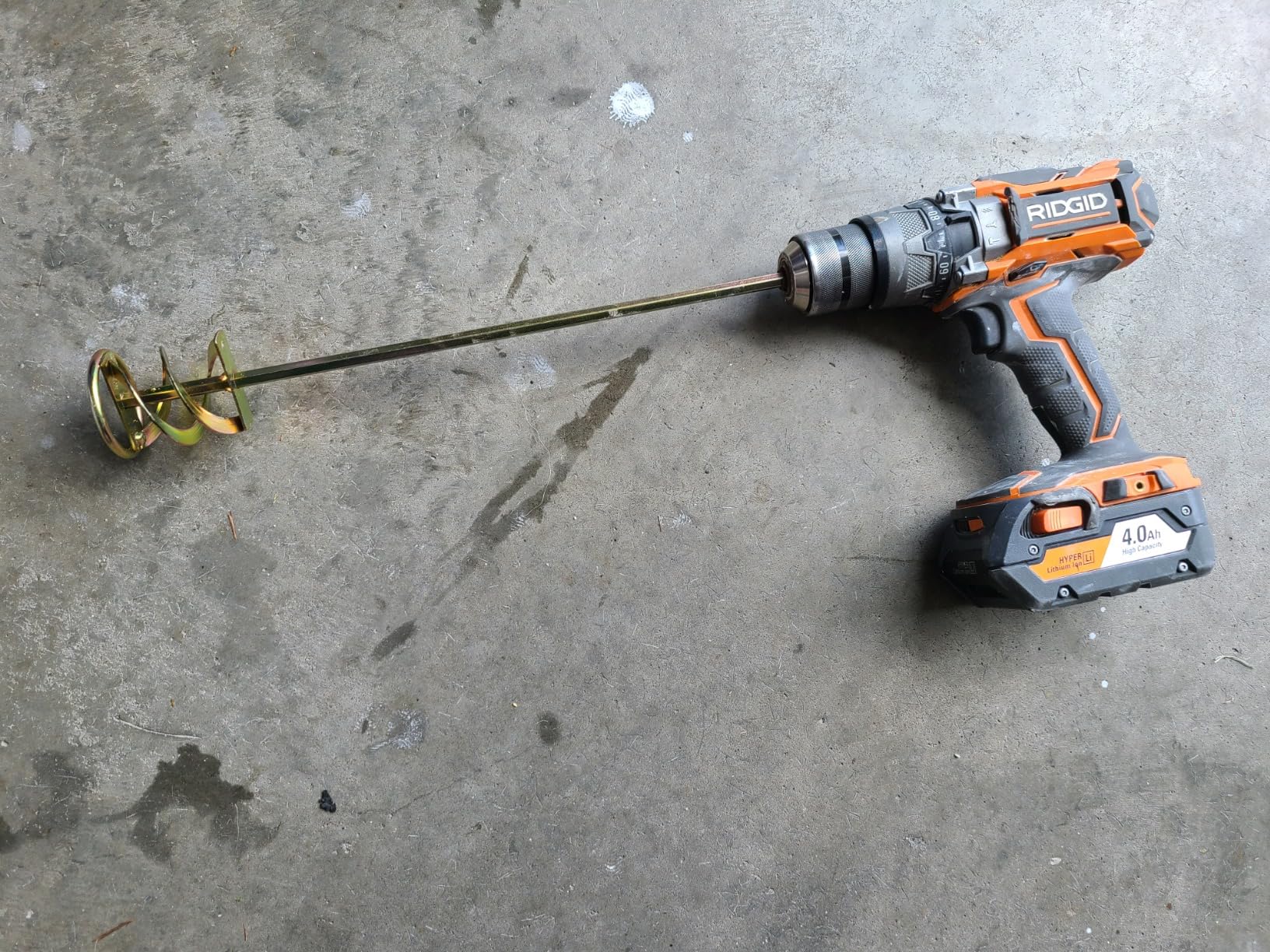 Paint Mixer for Drill - Drill Paint Mixer Works with Any Drill Bit - Rust-Proof Paint Stirrer for Drill - Paint Stirring Drill Attachment for 1-5 Gallon Bucket - Drill Mixer for Paint, Resin & Epoxy customer photo 1
