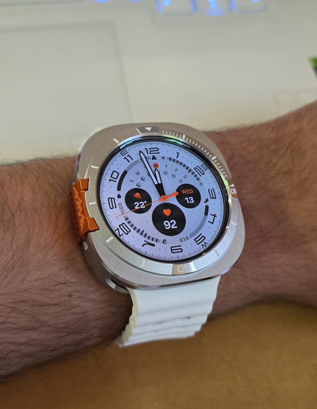 Tempered Glass Screen Protector [GlasTR EZ FIT] designed for Galaxy Watch Ultra (2025-2024) - 2 Pack customer photo 1