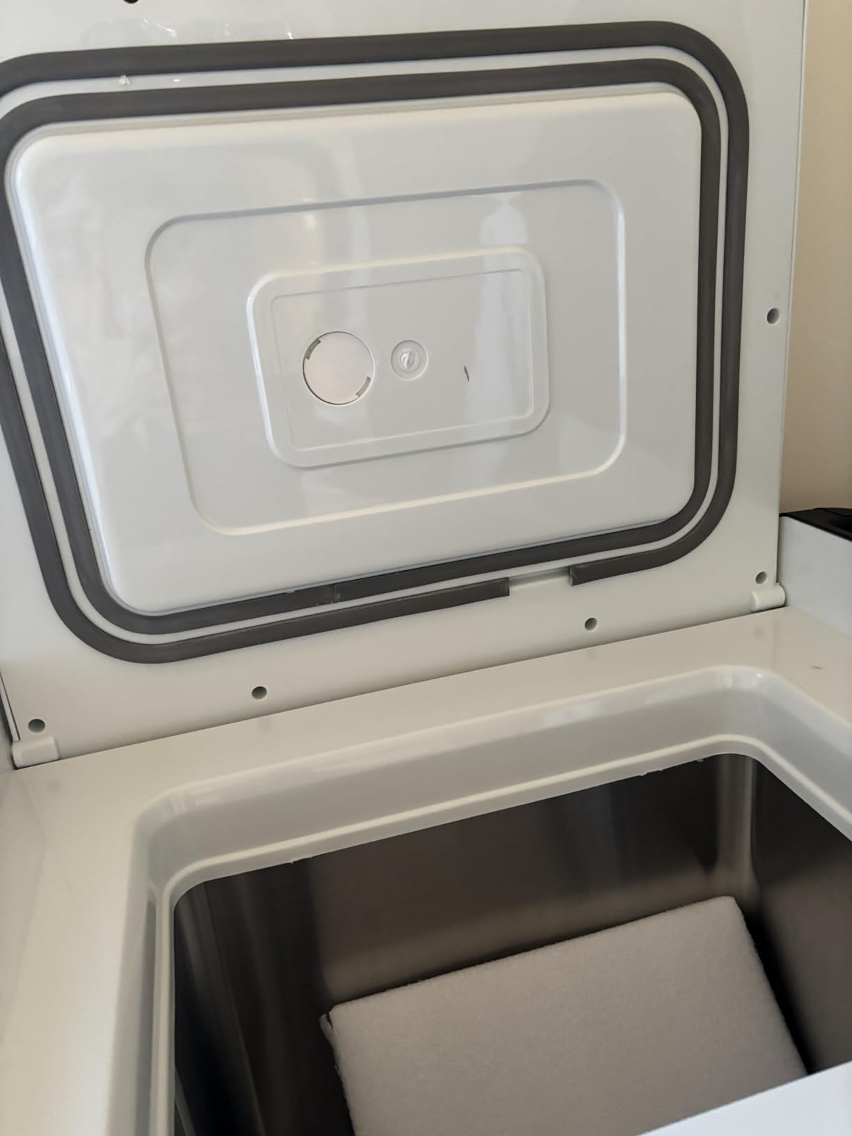 Lab Cryogenic Freezer, -86℃(-122.8℉) 20L Ultra Low Temperature Freezer, Portable Medical Refrigerator, Countertop Lab Refrigerators for Scientific Research (Blue, 110V) customer photo 1