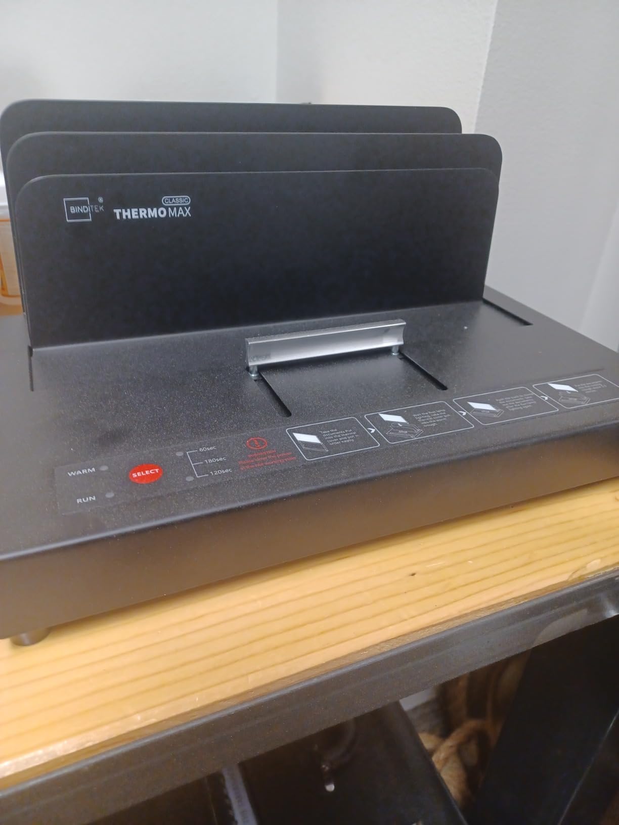 Binditek Thermal Binding Machine, 500-Sheet Capacity, 110V Heating, for A4/A5/Letter Documents, Universal Thermal Binding Machine, No Assembly Required customer photo 2