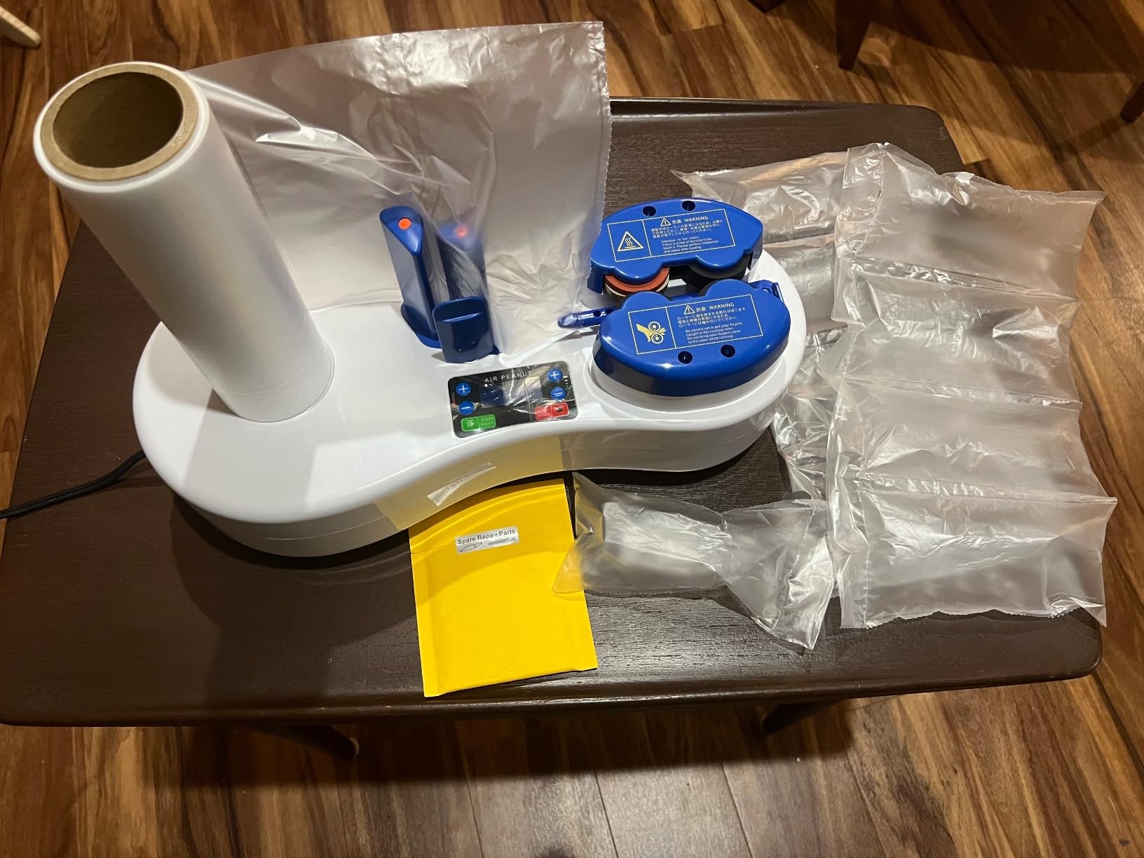 Air Pillow Machine Voidfill Packaging Air Cushion Machine, Speed 13 Ft/min No Preheat Work, sealing all kinds of films, 1 Free Test Film customer photo 1