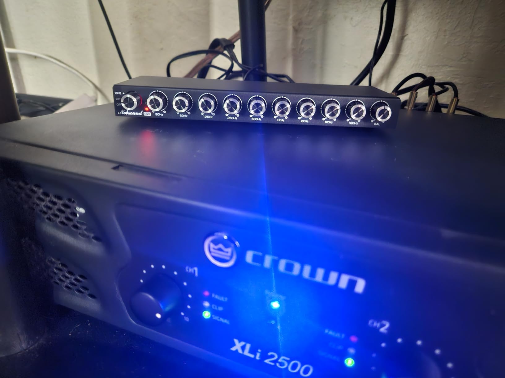 Nobsound 9-Band Stereo EQ Preamp: HiFi Equalizer Audio Processor with Tone Controls | 111dB SNR | 0.001% THD | 2 RCA in/Out | for Home Stereo Audiophiles (EQ9) customer photo 1