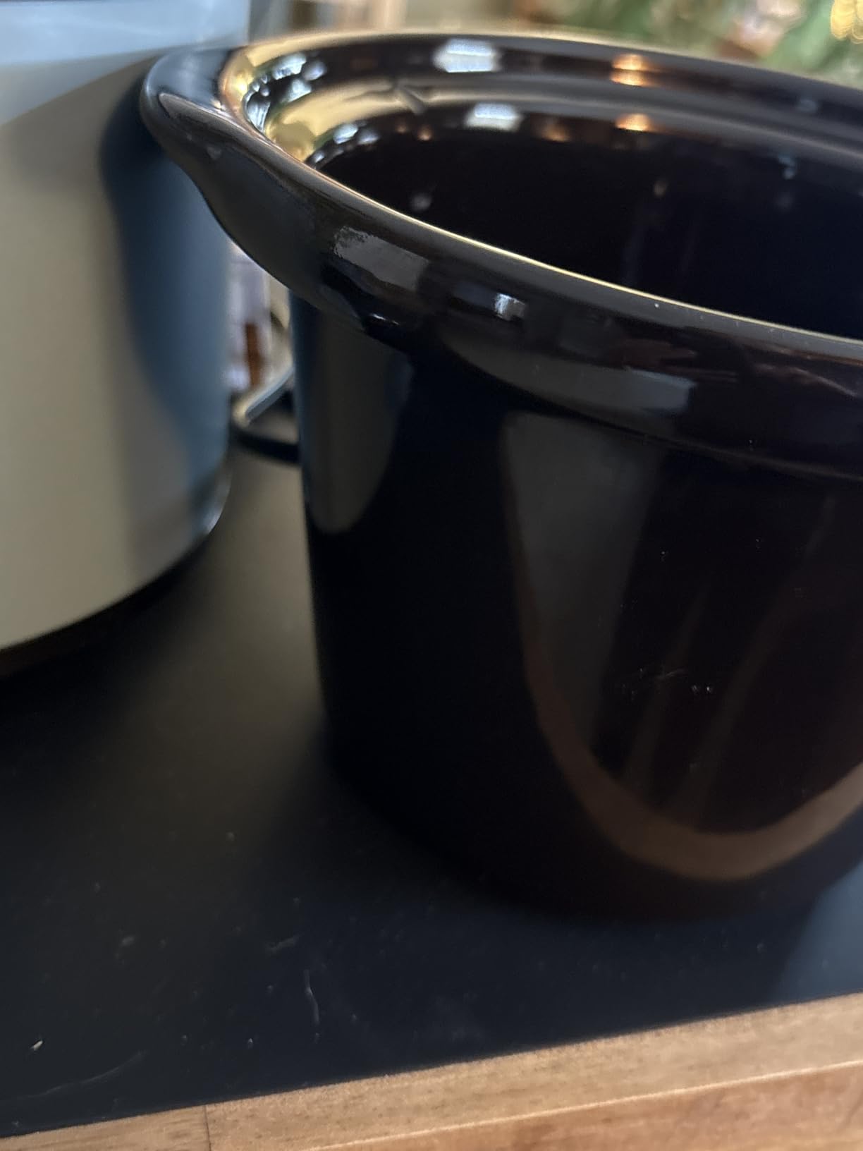 COOK WITH COLOR 2QT Mini Electric Round Slow Cooker - Adjustable Settings, Removable Stoneware Pot, Tempered Glass Lid, Dishwasher Safe, Cool-Touch Side Handles, Dark Sage customer photo 1