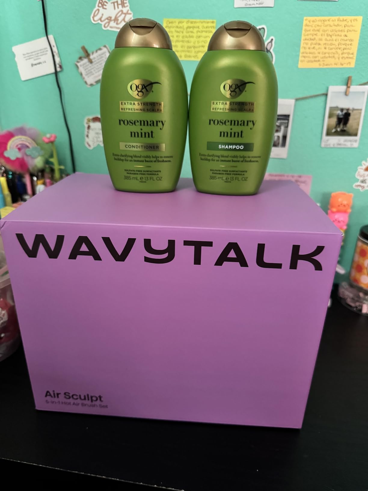 Blow Dryer Brush Set, Wavytalk Air Sculpt 5-in-1 Hot Air Brush Set, Multi Hair Styler for Salon Blowouts, Smooth Curls, Volumizing and Straightening, Sleek and Less Frizz, Pink customer photo 2