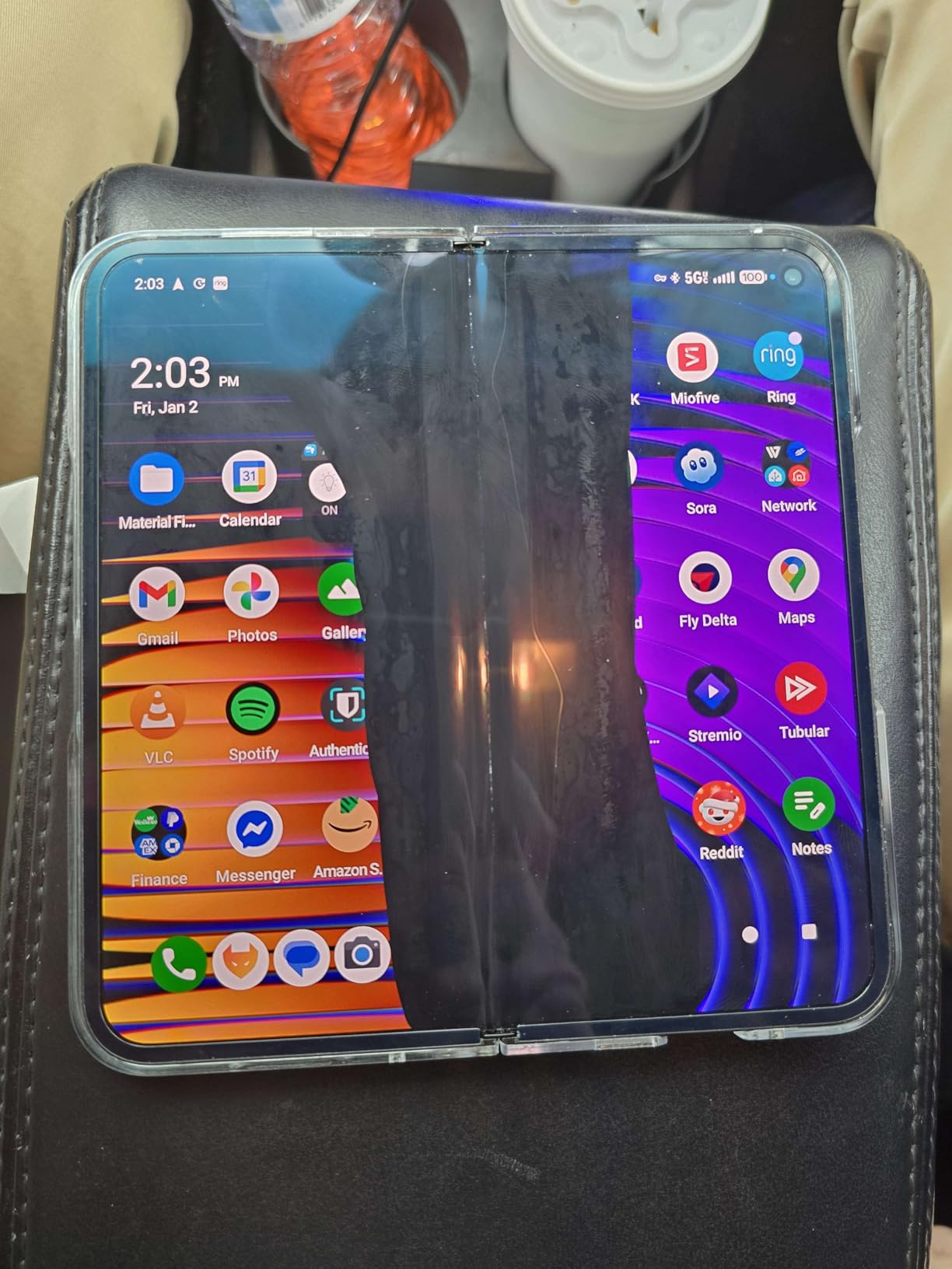 Google Pixel 9 Pro Fold - Unlocked Android Smartphone with Gemini - Advanced Triple Rear Camera System - Foldable Display - Hands-Free Video - Obsidian - 256 GB customer photo 2