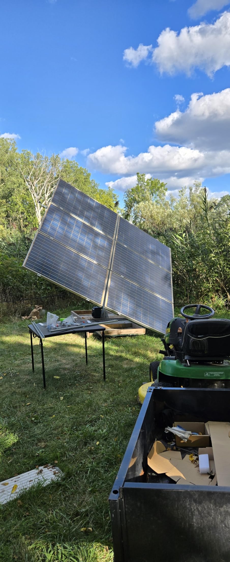 ECO-WORTHY Solar Panel Single Axis Tracking System (Increase 30% Power) with Tracker Controller,High Stability, Multi-Angle Adjustment,Ideal for Different Solar Panels, for Yard/Farm/Field/Garden customer photo 2