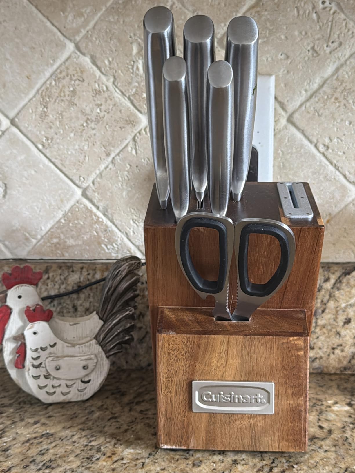 Cuisinart 7 Pc Stainless Steel Essentials Cutlery Block Set with Built in Sharpener customer photo 1