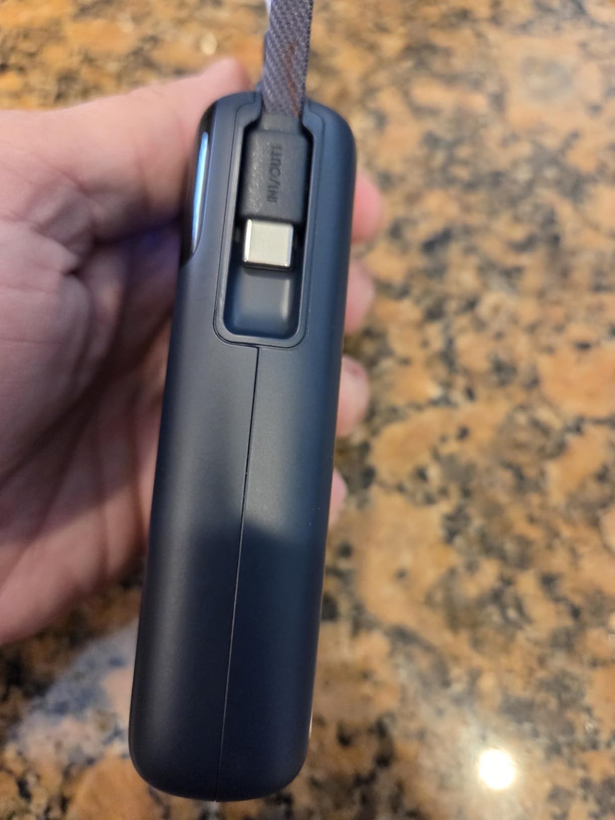 INIU 20000mAh Power Bank, Small 45W PD Fast Charging Portable Charger with Built-in USB C Cable, Flight-Safe Travel External Phone Battery Pack customer photo 1