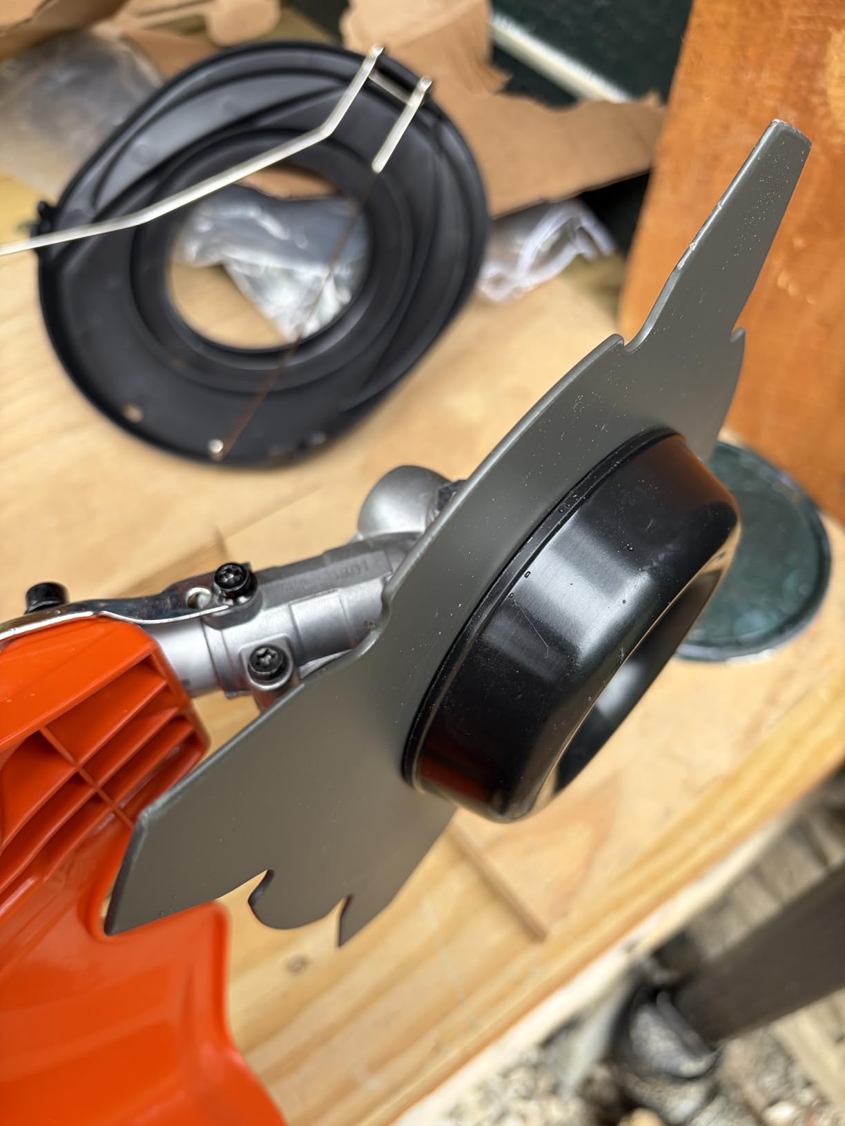 Husqvarna 525RX 25.4-cc 2-Cycle Straight Shaft Brush Cutter, Professional BrushCutter with T35 Tap n Go Trimmer Head customer photo 1