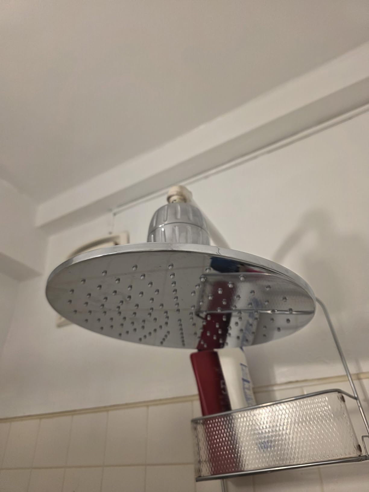HammerHead Showers Solid Metal 12 Inch Rainfall Shower Head, Large Rain Shower Head, 2.5 GPM High Flow Shower Head Optimized for Pressure, Wall-Mounted or Ceiling Rain Shower Head, Chrome customer photo 2