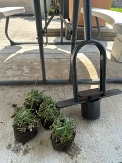Dolibest Sod Plugger, Bulb Planter Tool with Non-Slip Grip Handle. Turf Cutter and Grass Plugger Tool with Dual Pedals, Sharp Serrations, Perfect for Zoysia, Bermuda and More (Upgrade) customer photo 2