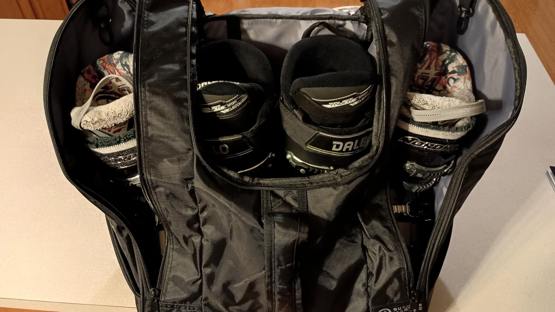 OutdoorMaster Boot Bag - Ski Boots and Snowboard Boots Bag, Excellent for Travel with Waterproof Exterior & Bottom - for Men, Women and Youth customer photo 2
