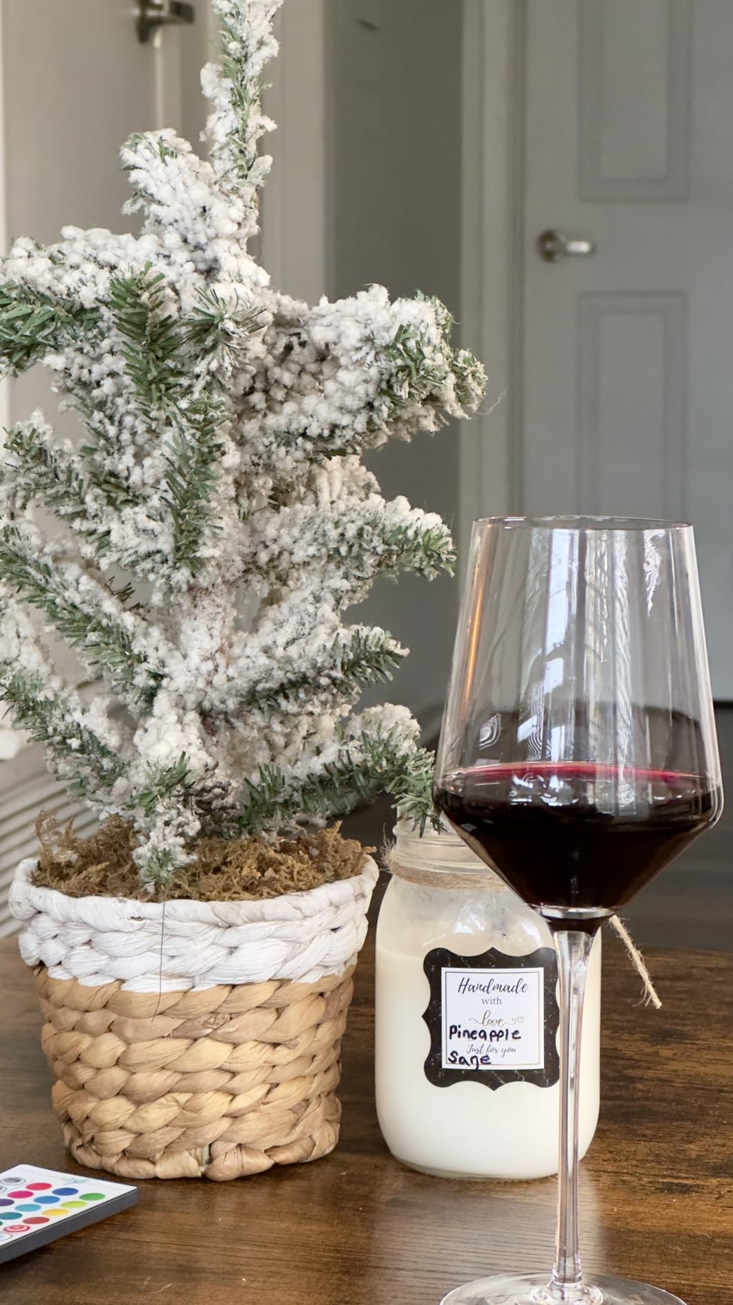 OJA Red Wine Glasses Set of 4, Large Burgundy Glasses 23 OZ, Hand Blown Crystal Glass customer photo 2