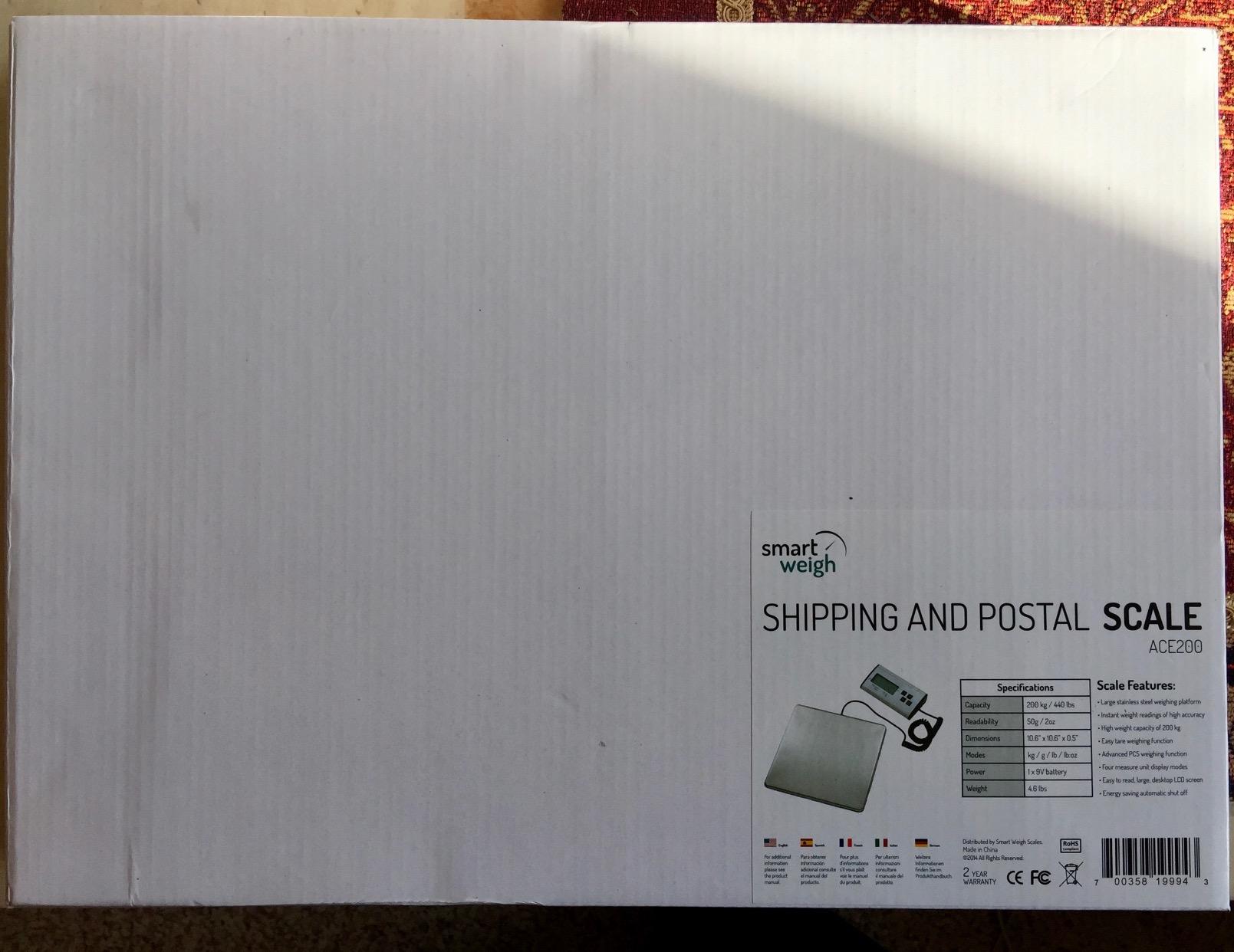 Digital Shipping Scale for Packages, Postal 220 lb, 0.1 oz Readability, Remote Backlit LCD Display, Hold & Tare, Postage Package Weigher for Small Business - Smart Weigh, Battery & USB-C Included customer photo 1