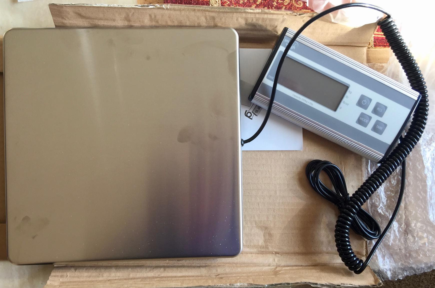 Digital Shipping Scale for Packages, Postal 220 lb, 0.1 oz Readability, Remote Backlit LCD Display, Hold & Tare, Postage Package Weigher for Small Business - Smart Weigh, Battery & USB-C Included customer photo 2