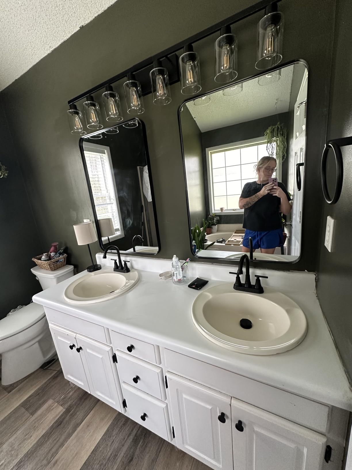 FORIOUS Chrome Bathroom Faucet Vanity 3 Holes, 8 Inch Widespread Polished Chrome Faucet for Bathroom Sink 3 Piece with Pop-up Drain and 360 Degree Swivel Spout, Silver Rv Lavatory Tap customer photo 1