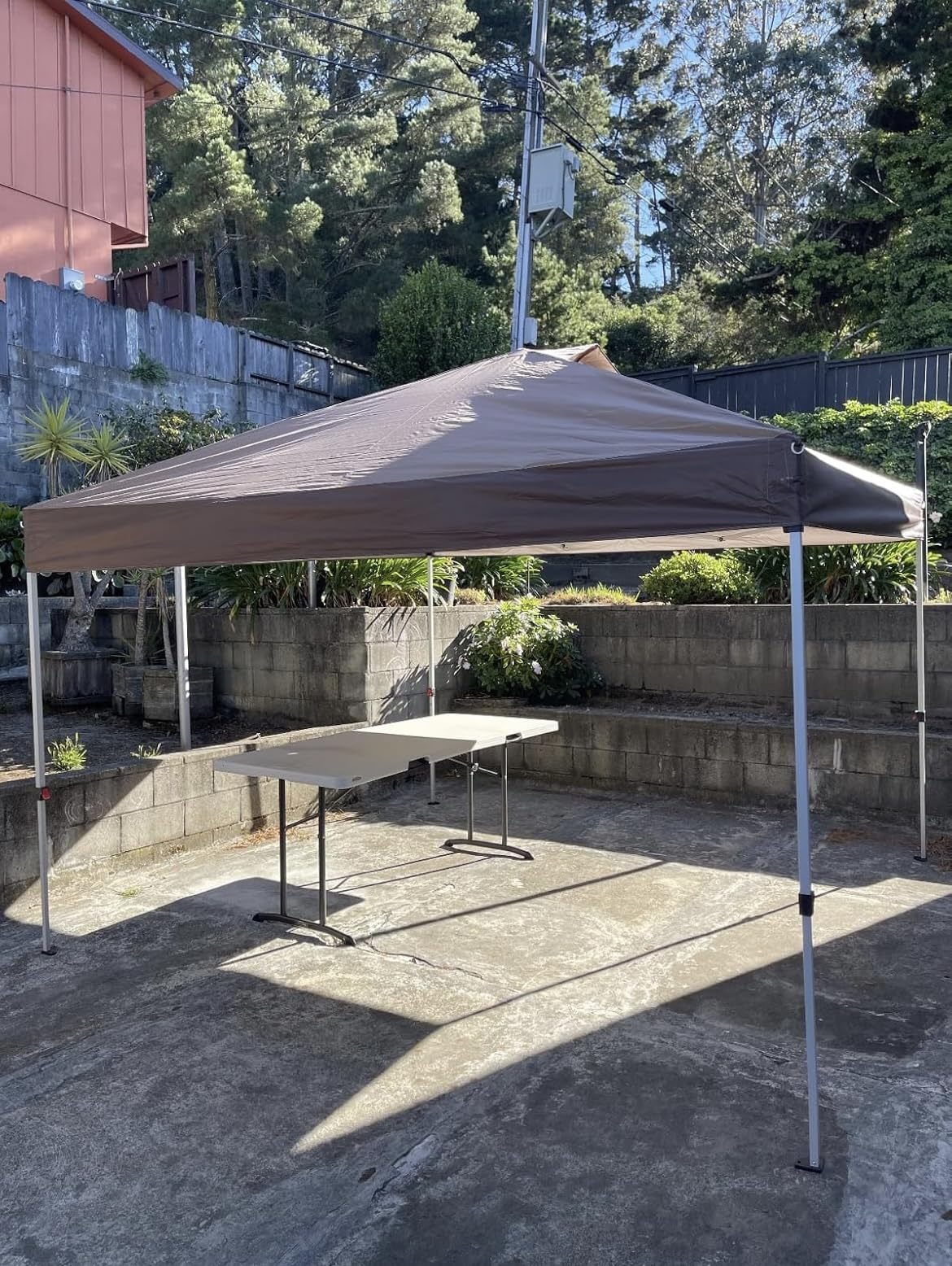 GDY 12x12 Pop Up Canopy Tent with 4 Sidewalls, Easy Set up with One Push Lift Gazebo with Wheel Bag and 4 Sandbags customer photo 1