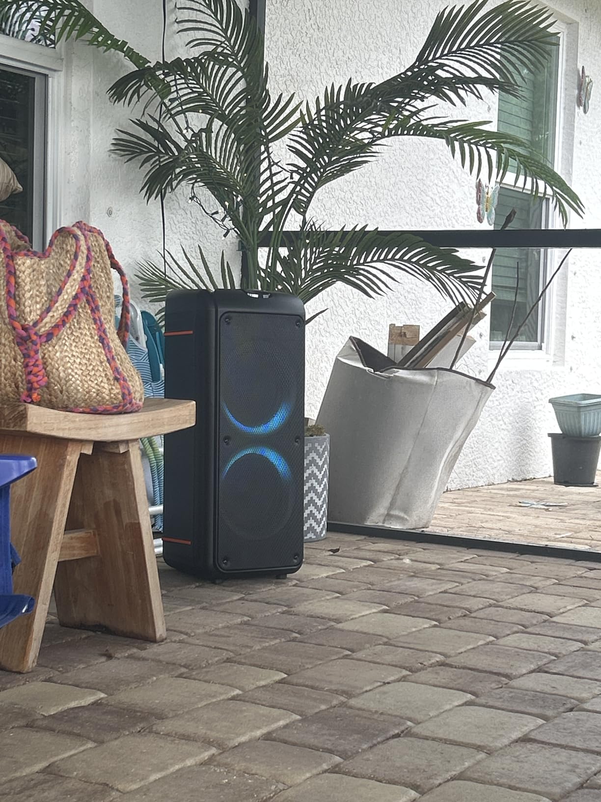 Rockville Rock Party 9 1000W Portable Bluetooth Speaker, Dual 8