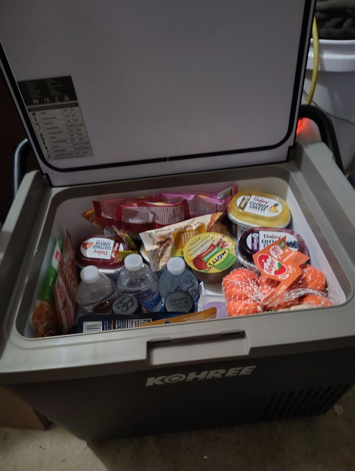 Kohree 12 Volt Car Refrigerator, 19QT(18L) Car Fridge with Large Handle, -4℉~68℉ 12V Electric Cooler 12/24V DC 12/24V DC, 110-240V AC Compressor Portable Freezer for Camping Road Trips Travel customer photo 2