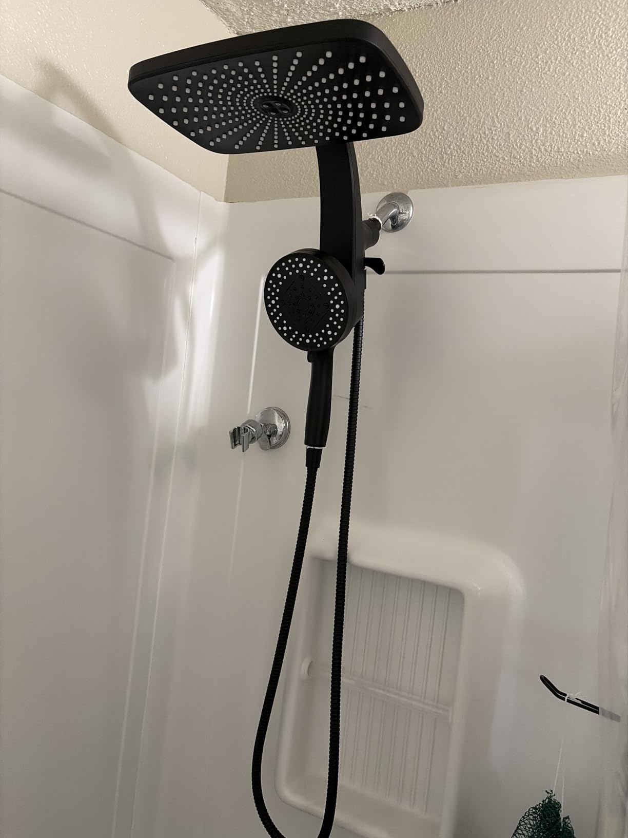 BOZYBO Rain Shower Head with Handheld: High Pressure Shower Heads with Handheld Spray Combo, 12