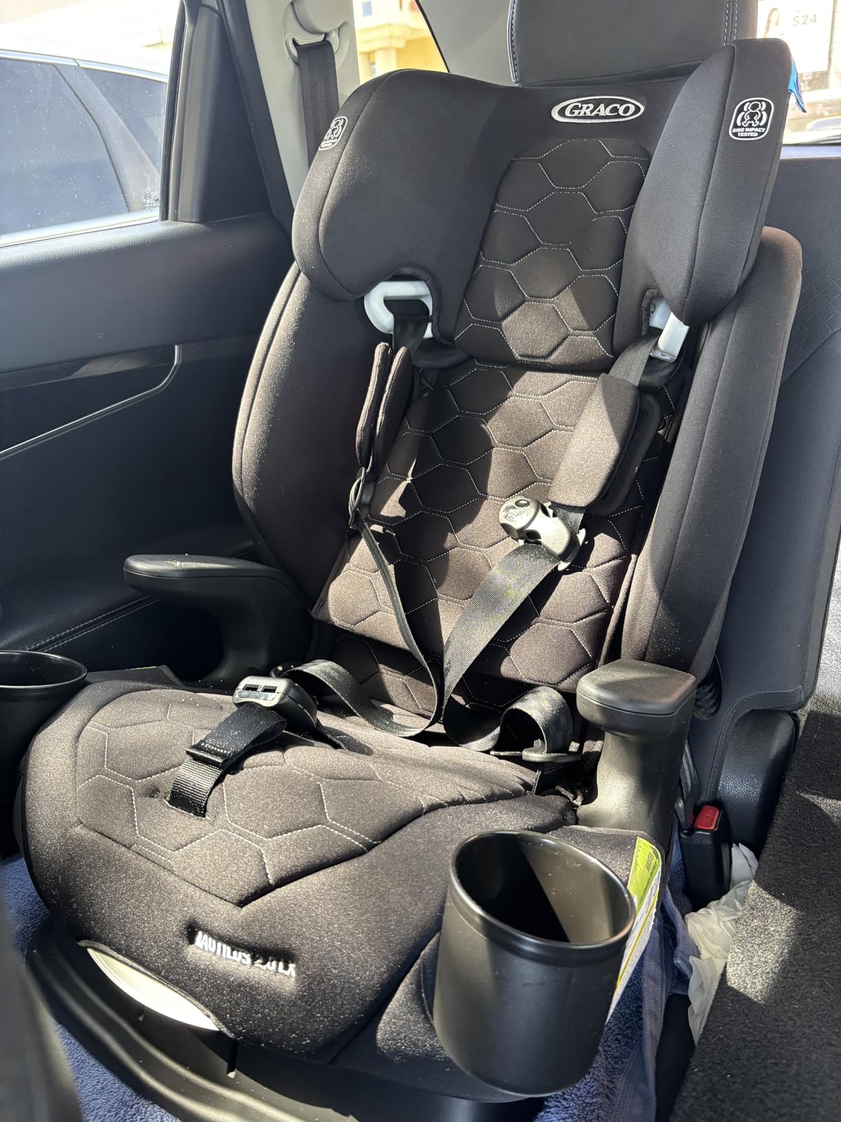 Graco Nautilus 2.0 LX 3-in-1 Forward Facing Car Seat, High Back and Backless Booster, Hex customer photo 1