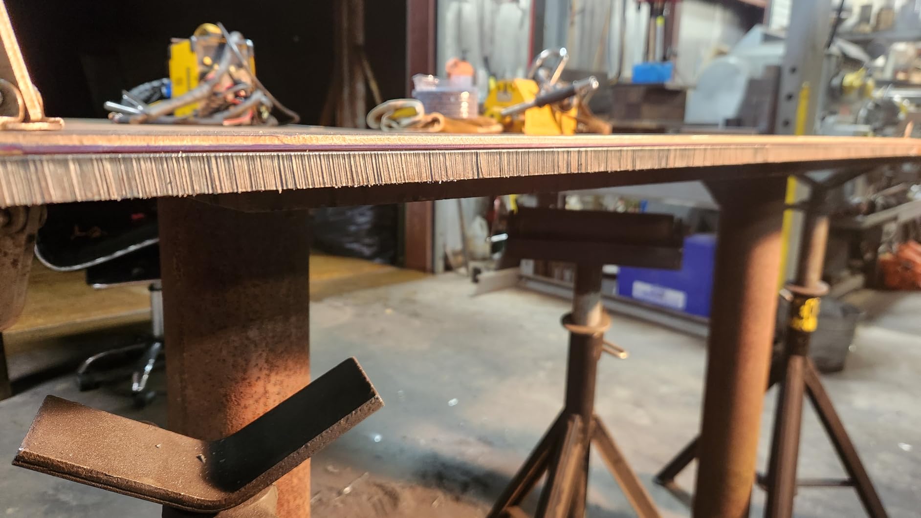 SILATU CNC Plasma Cutter, 85Amps Non-HF Blowback Pilot Arc Plasma Cutter Machine, 110/220V Dual Voltage IGBT Inverter LED Display Air Sensor, 1'' Clean Cut 7/5'' Max Cut, PT/2T/4T for Beginners DIY customer photo 2