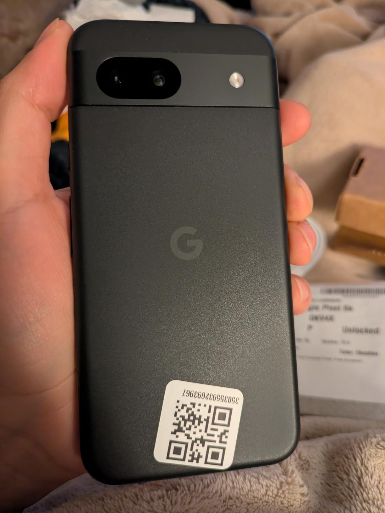 Google Pixel 8a, 128GB, Bay - Unlocked (Renewed) customer photo 1