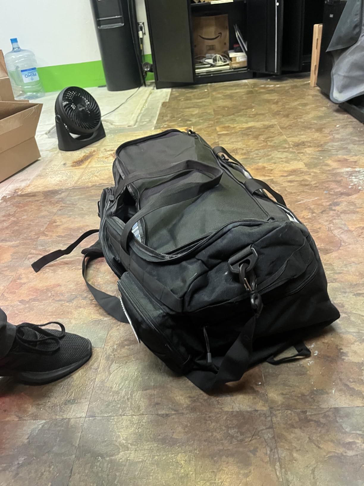 G4Free 3-in-1 Travel Duffle Bag for Men and Women, 50L Large Gym Sports Bags Tactical Military Duffle Backpack with Shoes Compartment and Wet Pocket, Black customer photo 1