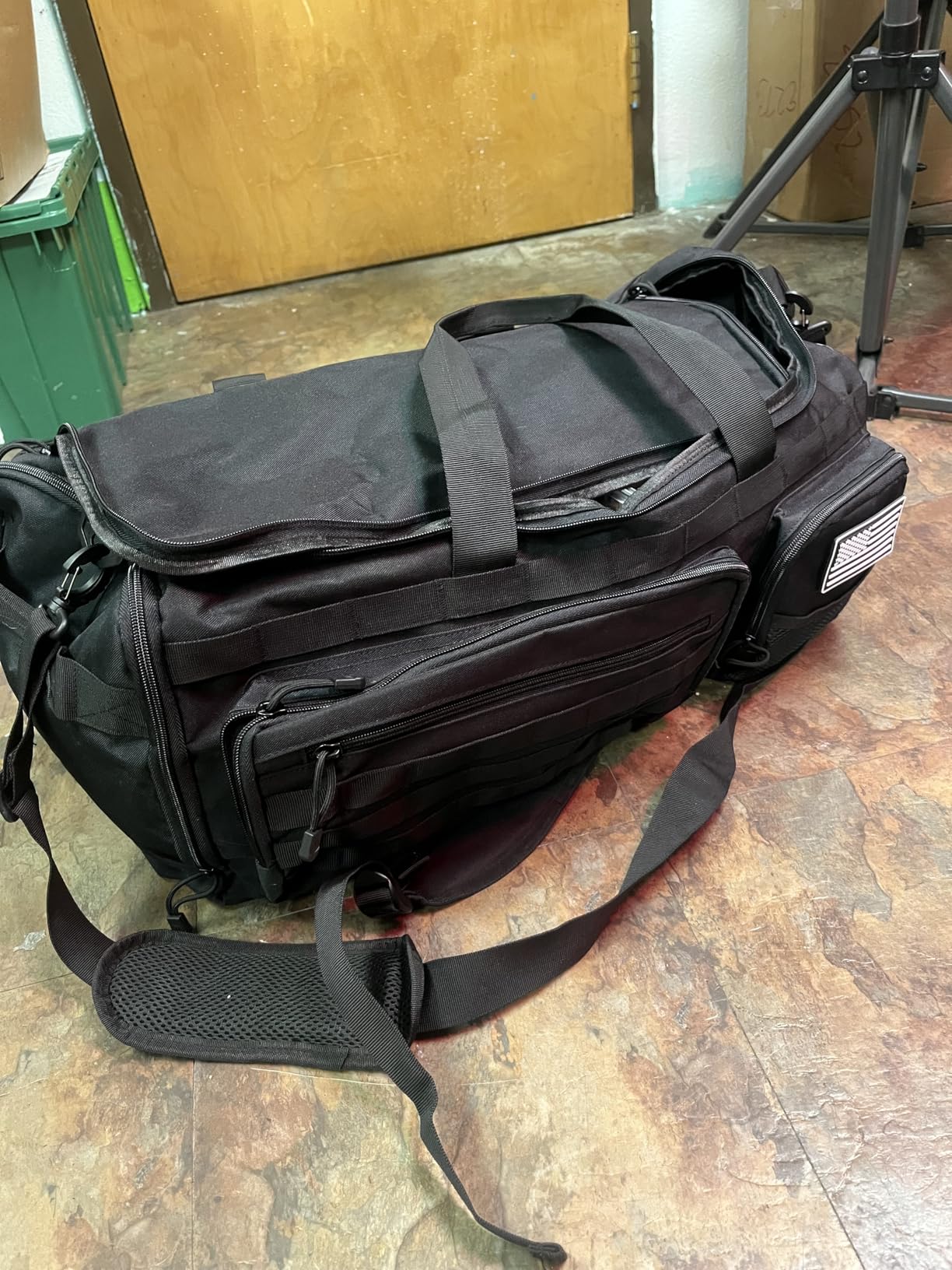 G4Free 3-in-1 Travel Duffle Bag for Men and Women, 50L Large Gym Sports Bags Tactical Military Duffle Backpack with Shoes Compartment and Wet Pocket, Black customer photo 2
