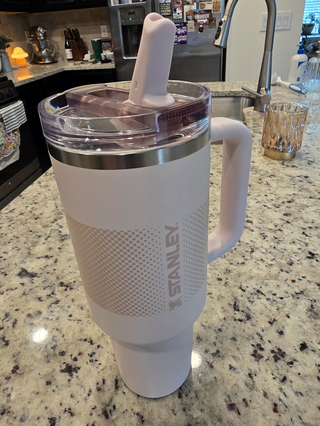 STANLEY Quencher ProTour Flip Straw Tumbler with Leakproof Lid 40 oz | Built-In Straw and Handle | Cup Holder Compatible for Travel | Insulated Stainless Steel Cup | BPA-Free | Dried Pine VRT customer photo 1