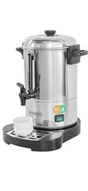 Commercial Coffee Urn 100 Cup/15L Coffee Dispenser with Upgraded Percolator, 304 Stainless Steel Hot Water Urn Beverage Dispenser with Keep Warm Mode, Large Coffee Maker for Catering Party customer photo 1