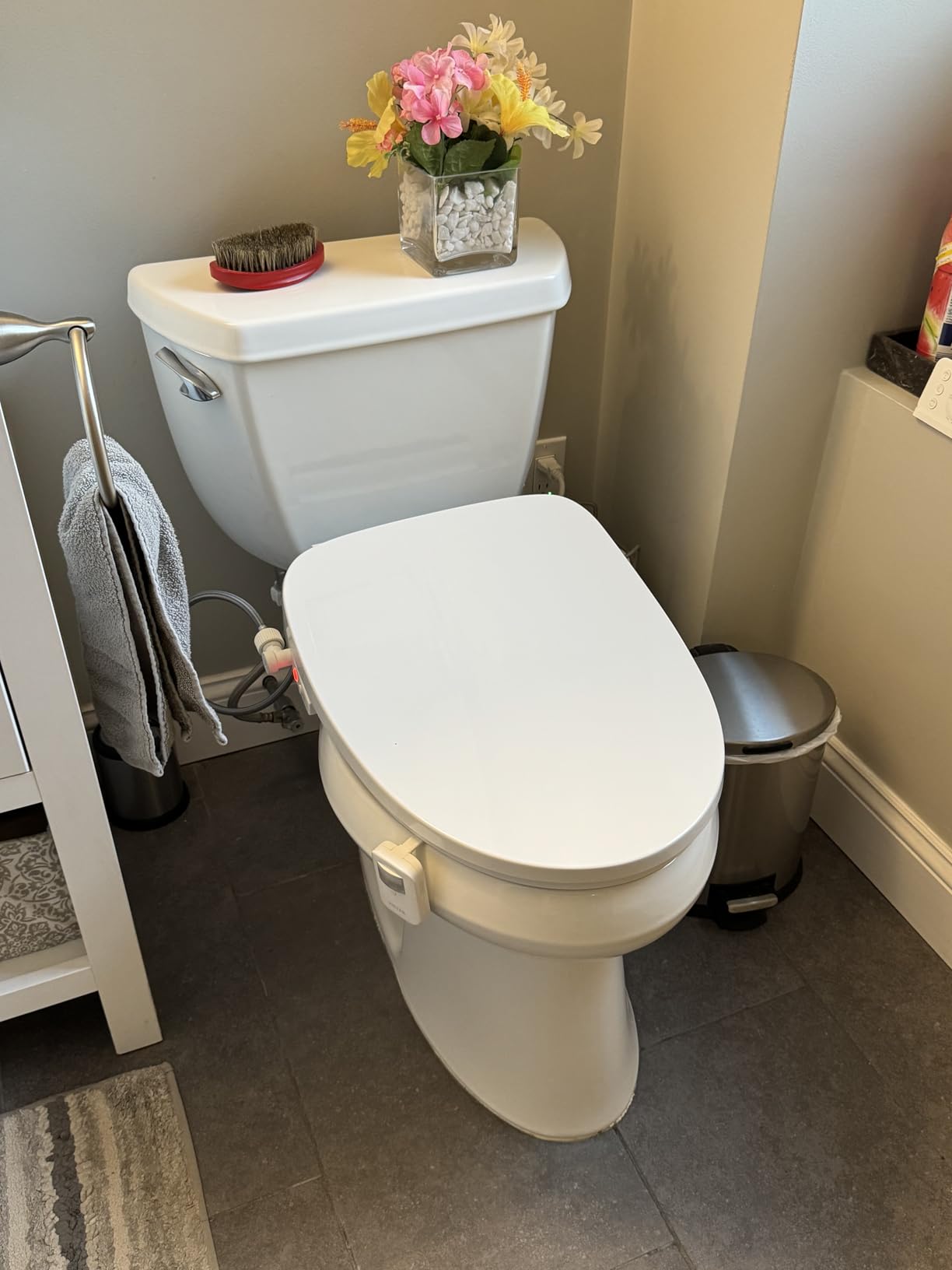 TUSHY Cloud+ Electric Bidet Toilet Seat w/Remote (Instant Warm Water, Heated Seat & Air Dryer), Automatic Deodorizer, Night Light, Soft Close Seat & Lid (Elongated) customer photo 1