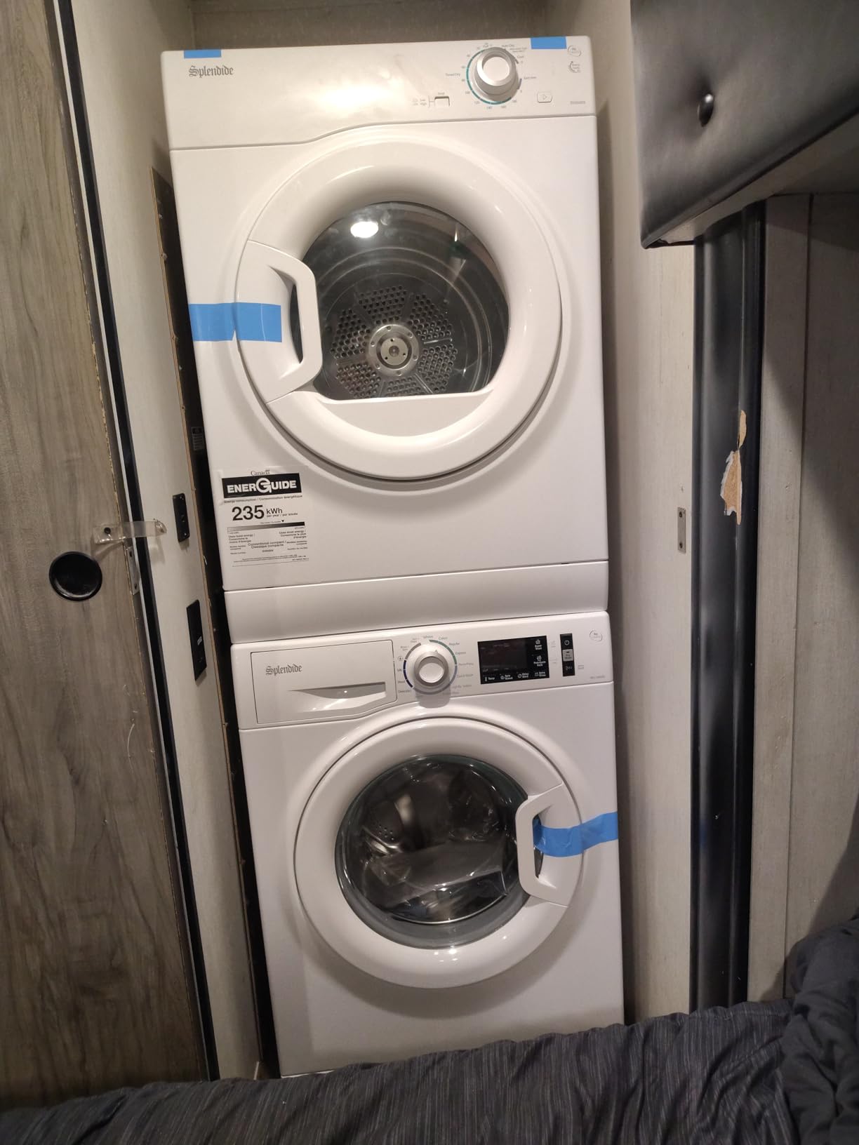 Splendide DV1725X & WFL2500X Washer & DV6500X Dryer Stacked Bundle with Vent Kit & SK04 Stack Kit Included + Starter Laundry Powder customer photo 1