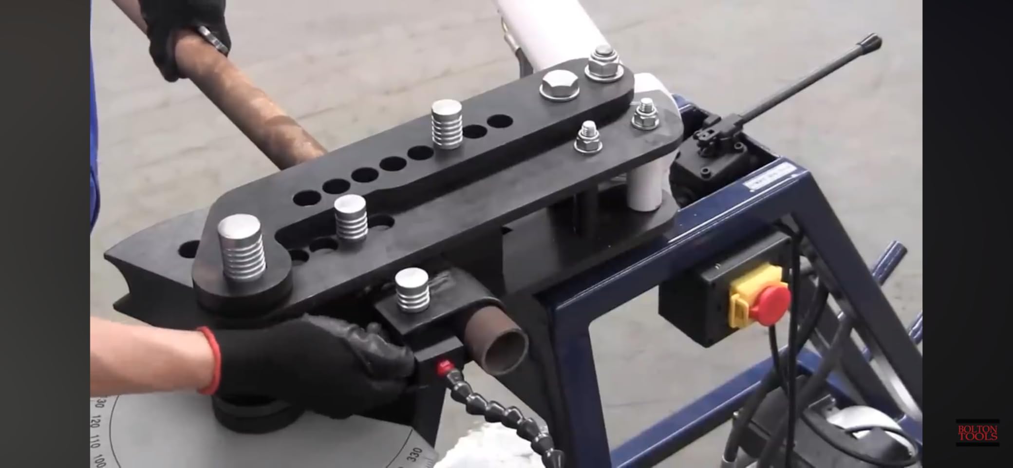 VEVOR Electric Tube Bending Machine, 750W Electric Tubing Bender with 6L Hydraulic Cylinder, Movable Pipe Bender Machine with 3 Dies & 180° Max Bending Angle, Suitable for 1