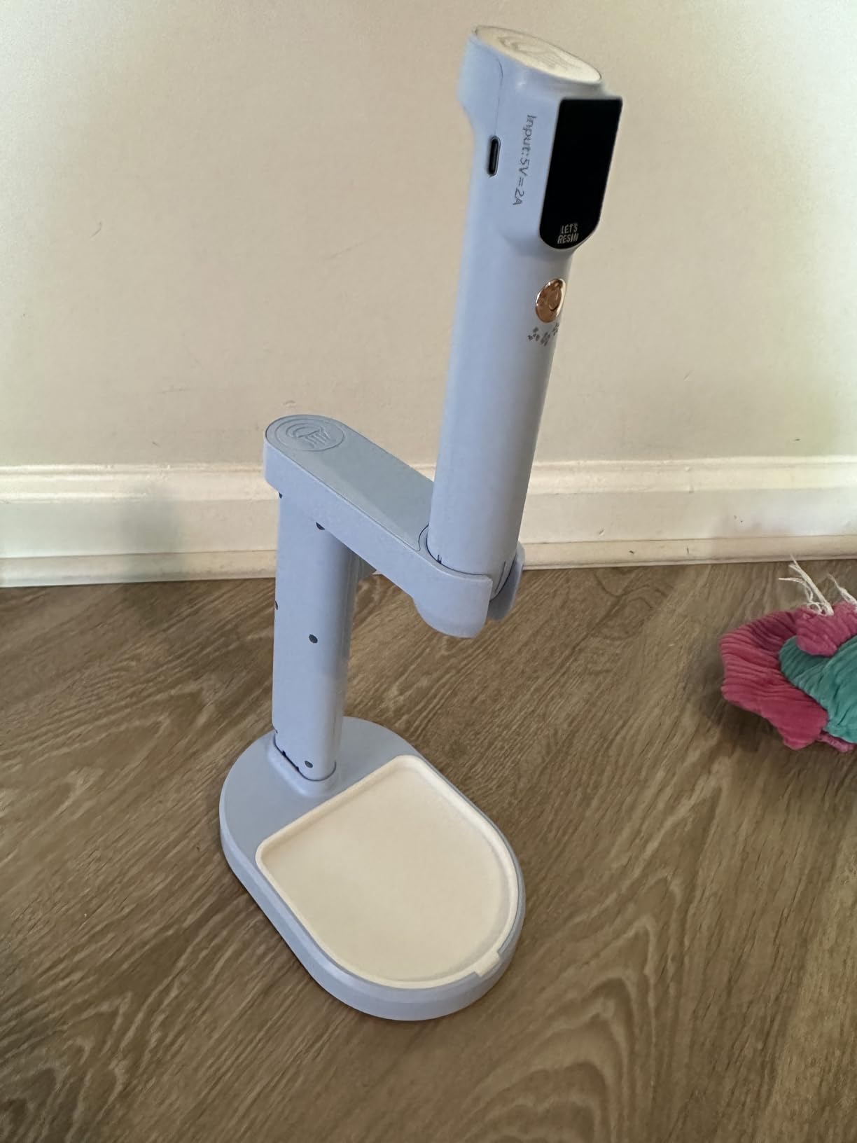 LET'S RESIN Upgraded Rechargeable Resin Mixer with Stand，3-Speed Epoxy Mixer with Minimizing Bubbles, Electric Resin Mixing Tool For Epoxy Resin, Silicone, Paint, DIY Crafts (Included 2 Sizes Paddles) customer photo 1