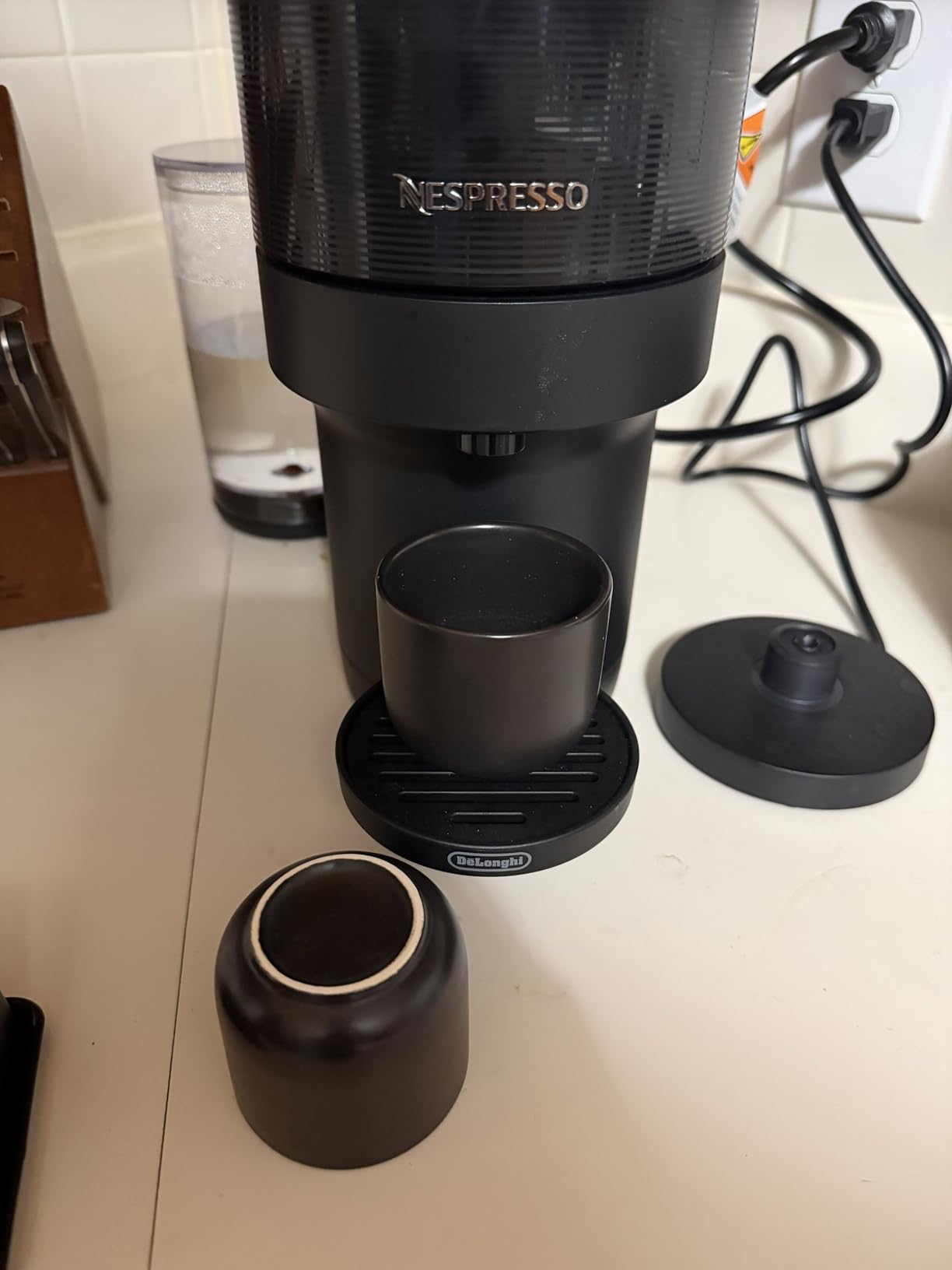 Vertuo Pop+ Coffee and Espresso Machine by De'Longhi with Aeroccino Milk Frother, Liquorice Black customer photo 1
