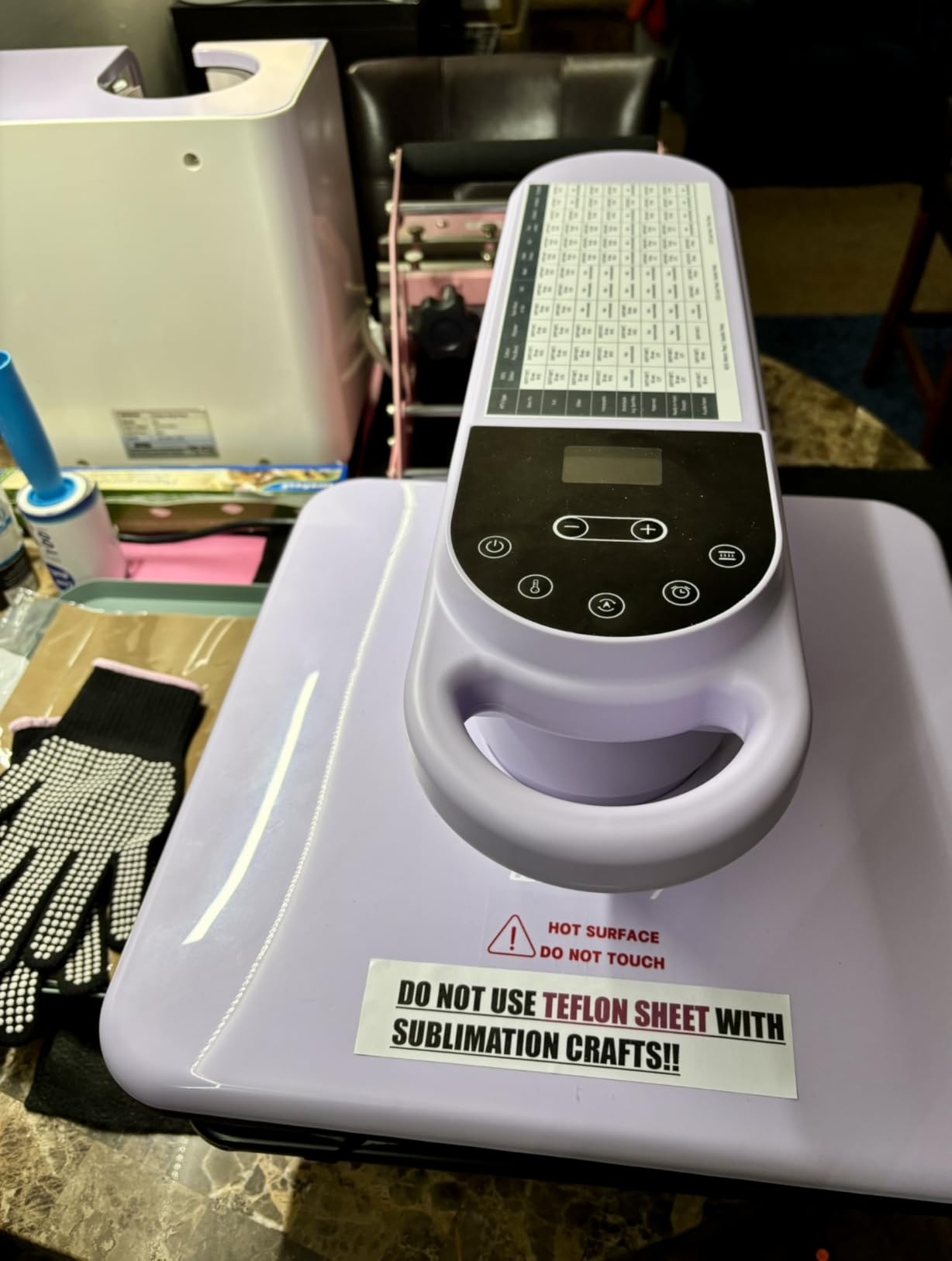 Whubefy Swivel Auto Heat Press Machine 15x15, 360° Swing Away Smart T-Shirt Printing W/Auto Release & Auto-Off, Adjustable Pressure & Higher Heating Height for HTV, Sublimation, Heat Transfer Projects customer photo 2
