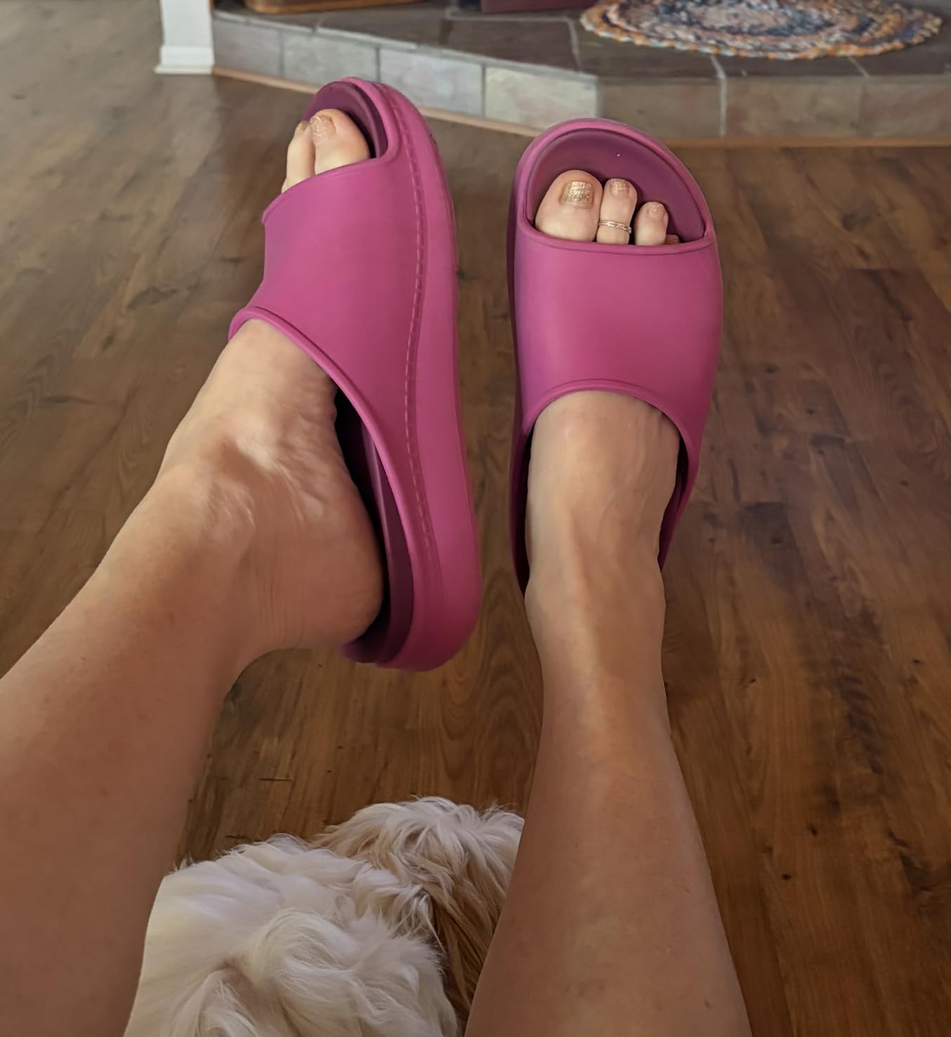 Dansko Devyn Recovery Slide Sandals for Women - Lightweight and Supportive with Arch Support customer photo 1