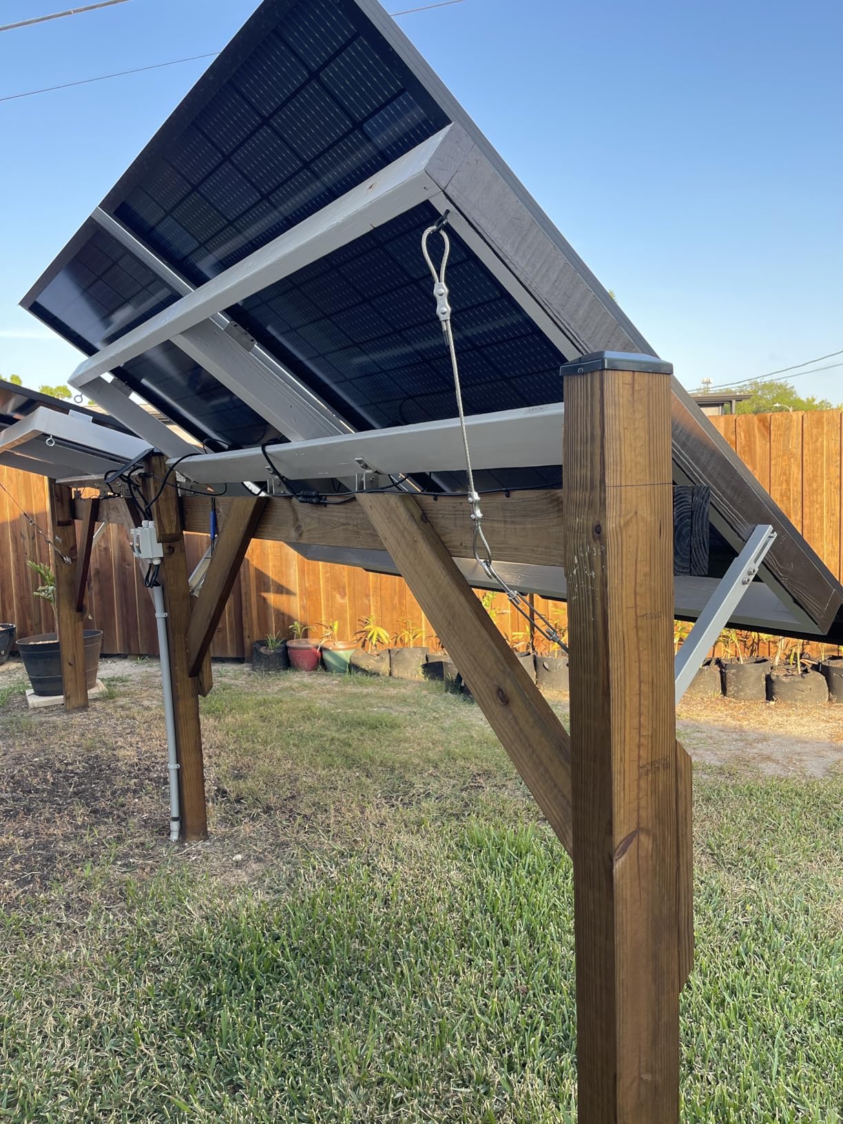 Solar Panel Mounting Brackets, 2 Sets Adjustable Solar Panel Tilt Mount Brackets, 14-27IN Adjust Solar Panel Rack, Support up to 100-450 Watt Mounting Bracket Set, Portable Stand for Roof RV Boat customer photo 1