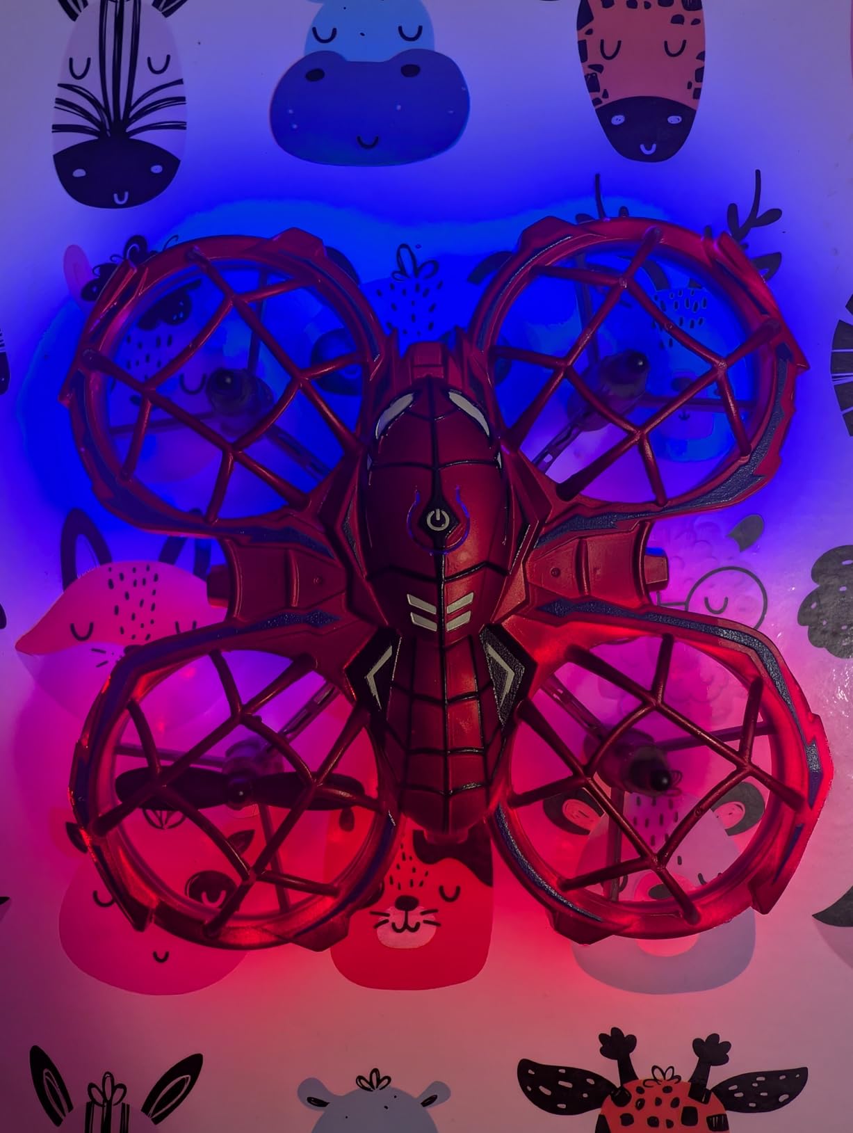 Spider Mini Drone for Kids, RC drone with LED Lights, Indoor & Outdoor Flying Toy for 8-12 Years Old Boys, 3 Speeds Mode, 360 Flips, Auto Hovering, Headless Mode, Easter Birthday Gifts for kids customer photo 1