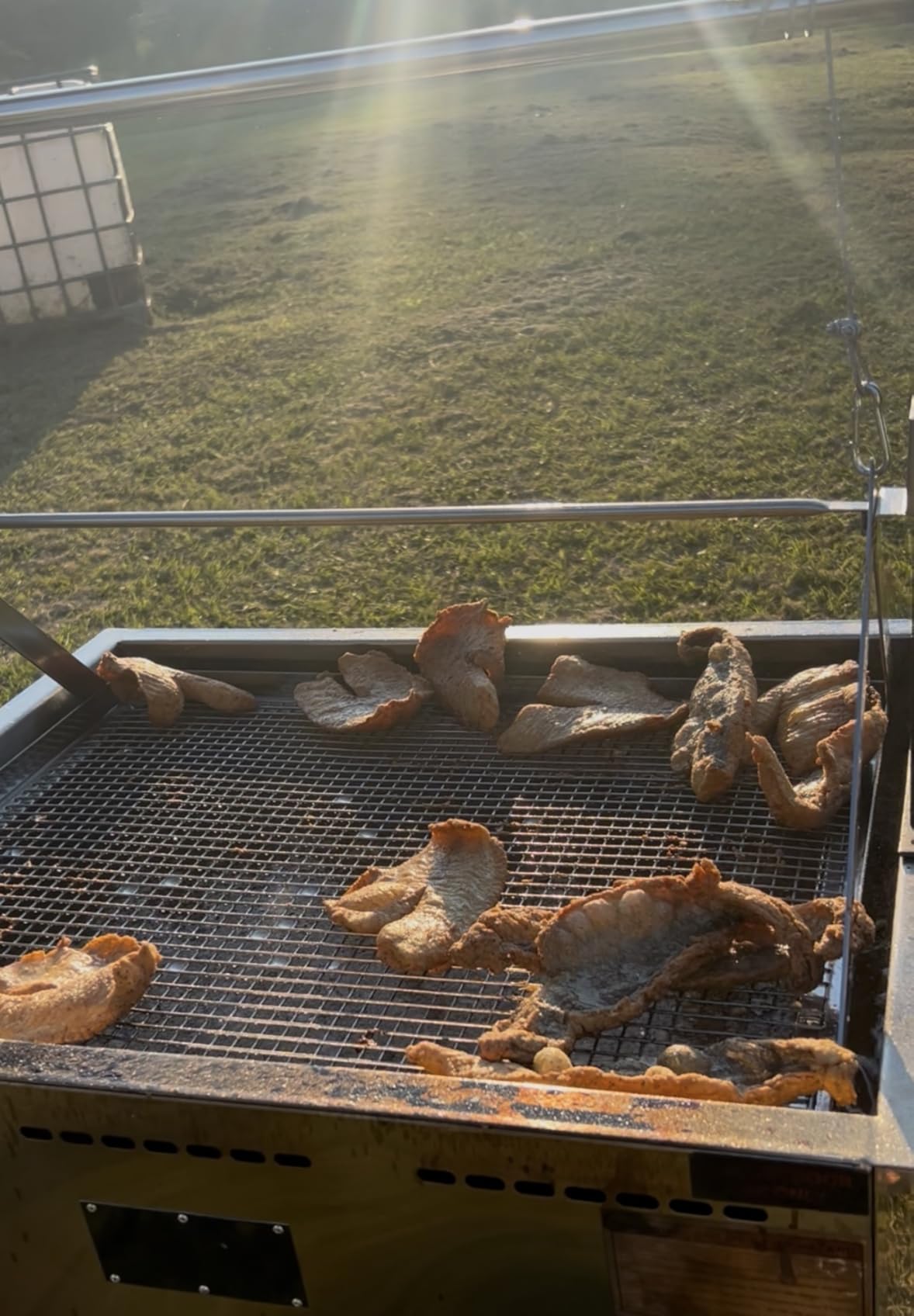 12 Gallon Deep Fryer or Cajun Crawfish Boiler Cart | Multi Purpose | Basket Lift | Portable 4 Wheels | Stainless Steel | Outdoor Propane Frying for Chicken Fish Turkey | Seafood Boil customer photo 1