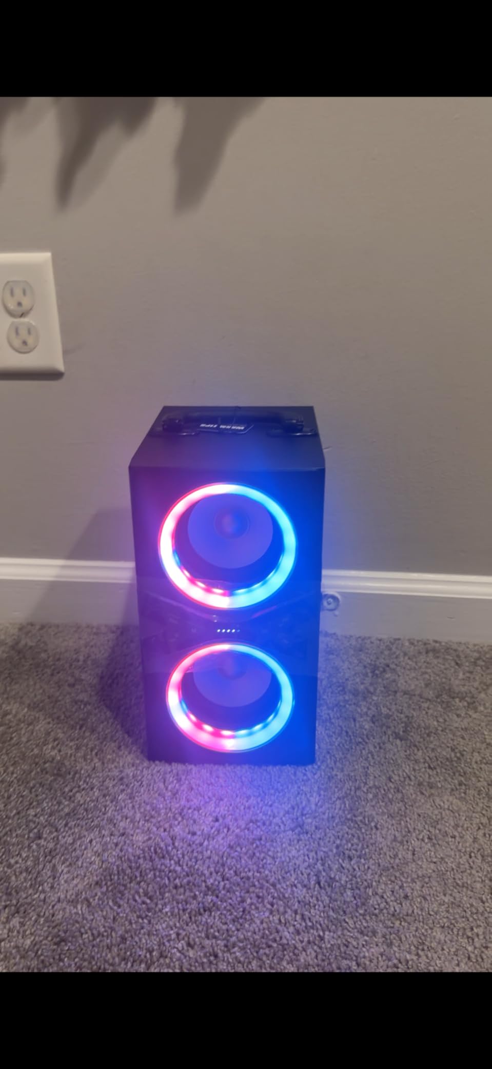 YIER Party Bluetooth Speaker: 80W Peak Large Stereo Sound for Outdoor, Deep Bass, TWS, Loud with Lights, Portable Wireless Big Speakers with Long Playtime customer photo 2