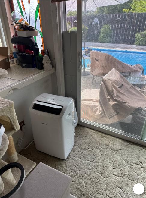 Hisense 8,000 BTU DOE/SACC (10,000 ASHRAE) Portable Air Conditioner Dual Hose & Inverter, 350 Sq Ft, Wi-Fi, ConnectLife App Google & Alexa, 3 operating modes, Noise 42 dB HAP0825TWD (Renewed) customer photo 1