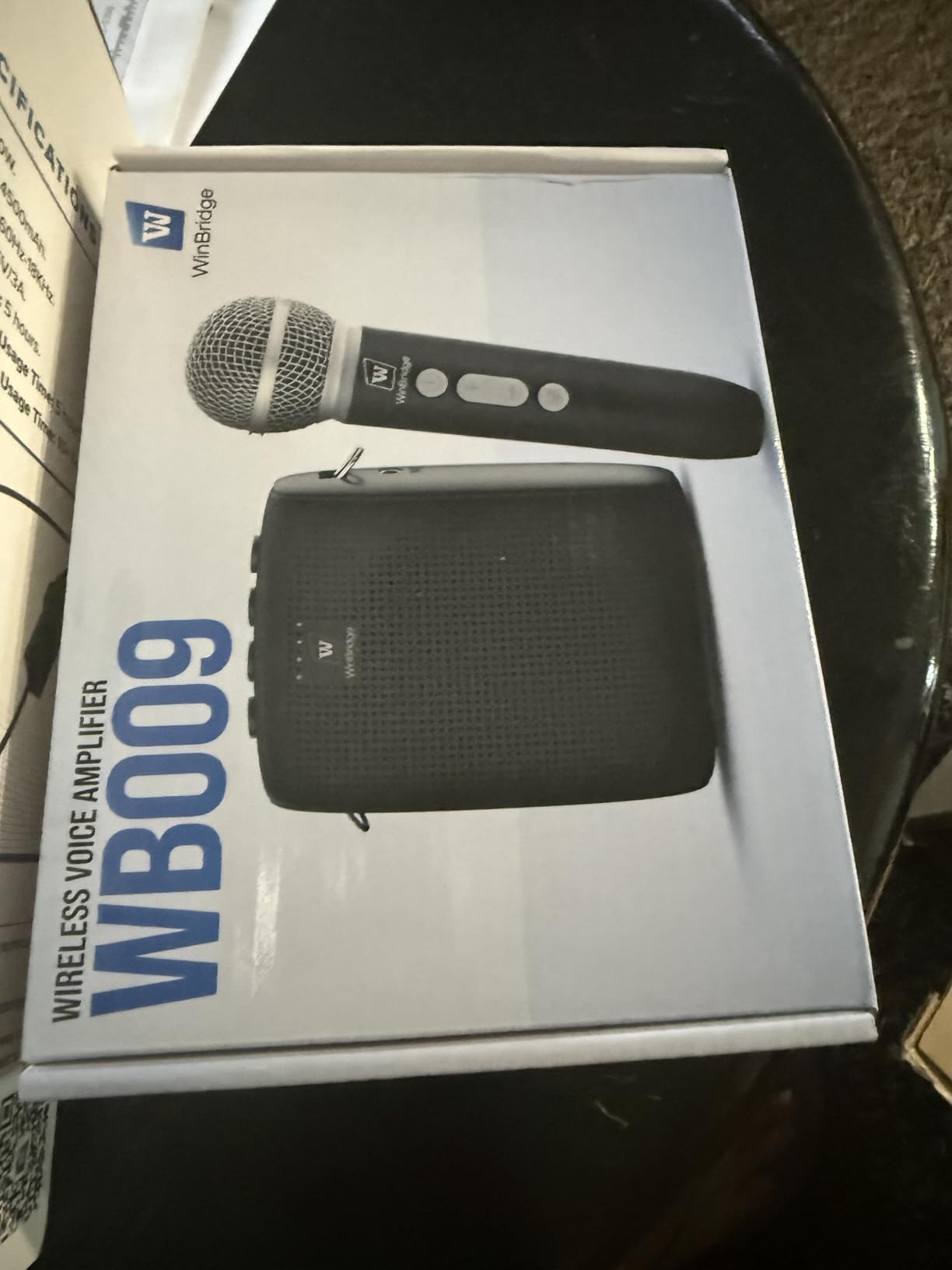 WinBridge Wireless Voice Amplifier with Microphone for Teachers, Portable PA System with Bluetooth Handheld Mic, Portable Speaker Mic Set, Cardioid Pickup for Classroom, Outdoor, Public Speaking WB009 customer photo 1