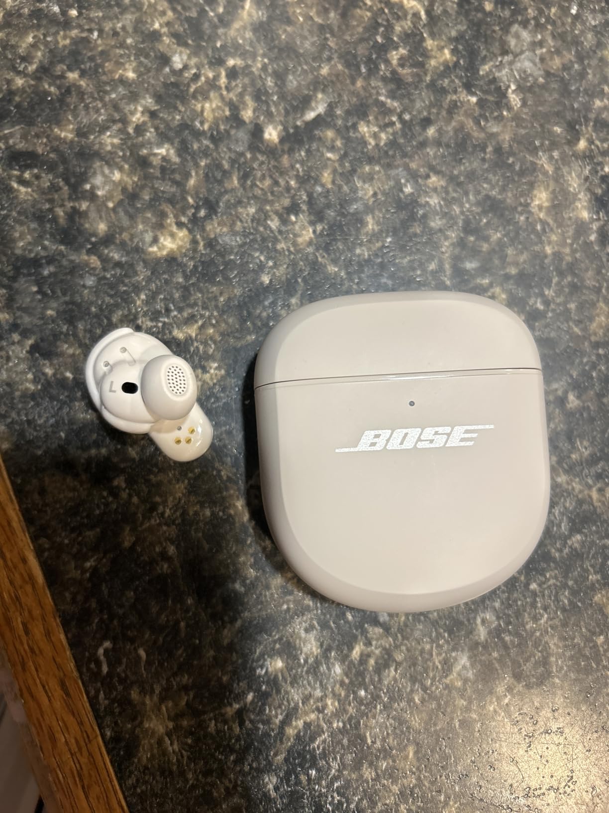 Bose QuietComfort Ultra Earbuds (2nd Gen) - Wireless Noise Cancelling Earbuds with Mic, Immersive Audio, USB-C Charging, Up to 6 Hours Battery, IPX4 Rating, Desert Gold - Limited Edition Color customer photo 1