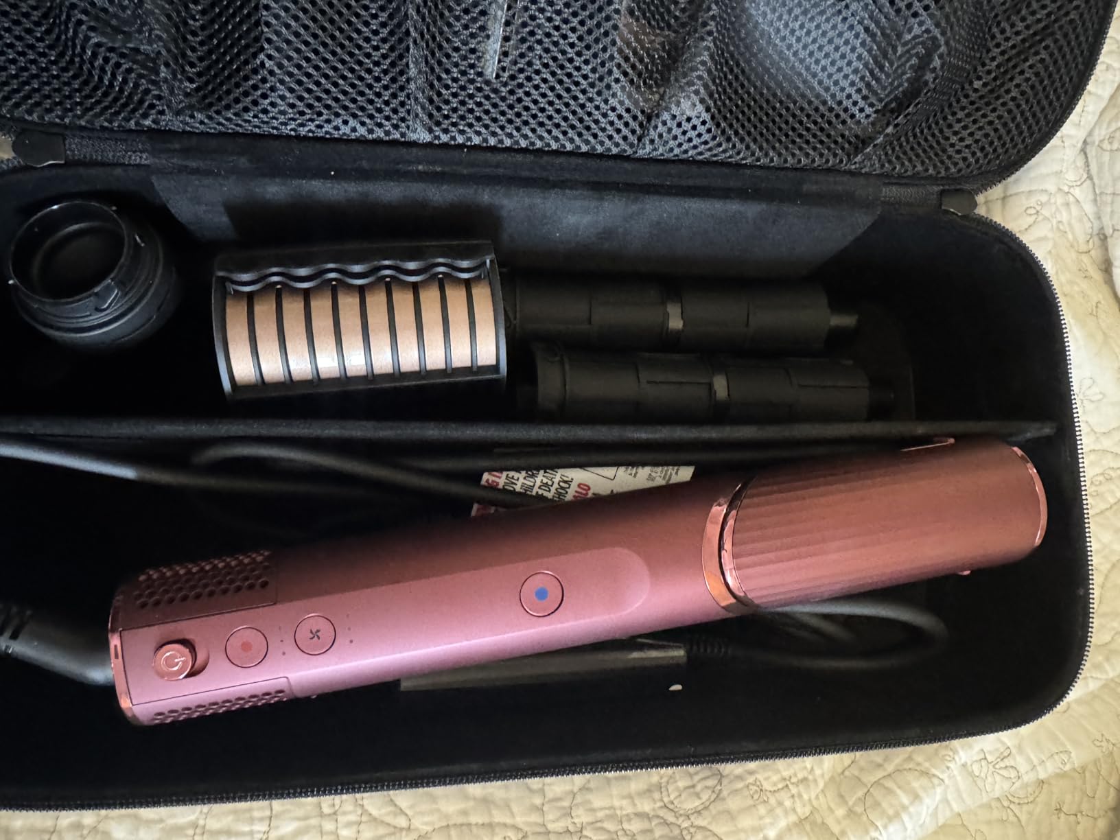 Shark FlexStyle | Air Multi-Styler & Drying System | Hair Dryer Brush for Blowouts with Coanda Auto- Wrap Curlers, Round & Paddle Brush, Diffuser & Concentrator Attachment | Black Cherry | HD457CR customer photo 2