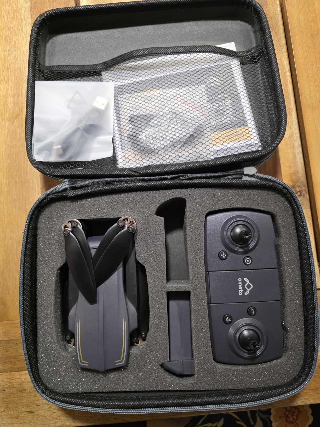 Ameta Drones with Camera for Adults 4k UHD, S20 Pro GPS Drone for Adults Beginners with 50 Mins Long Flight, Brushless Motor, Altitude Hold, Cool Toys Gifts for Men Boys(Under 249G) customer photo 1